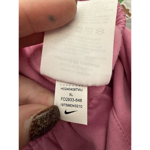NWT Nike Sportswear Big Kids Pink Club Fleece Sweatpants Joggers Size XL $50 - Picture 10 of 10